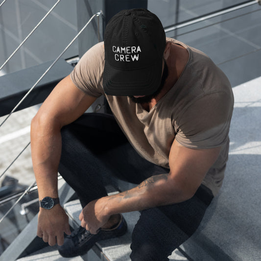 CAMERA CREW - Distressed Baseball Cap